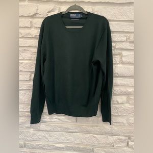Ralph Lauren Polo Merino Wool Men’s Crew Neck Sweater, Size L